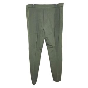 Susan Graver Regular Bi-Stretch Pull-On Slim Leg Ankle Pants Size XL Royal Green